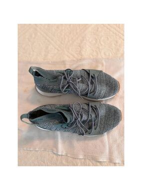 ADIDAS Sneakers Green Knit Pull-on Ankle  Men 7.5 Women 9